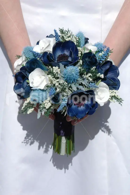 Autumn Wedding Flowers 21 Ideas: A Blue-Tinted Dream