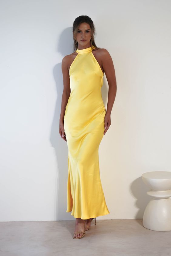 Fall Yellow Wedding Guest Dress Inspiration 22 Ideas