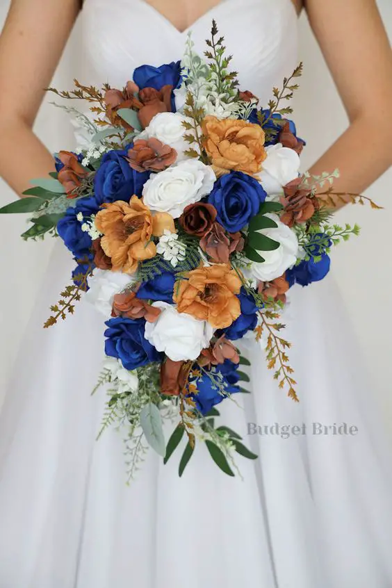 Autumn Wedding Flowers 21 Ideas: A Blue-Tinted Dream