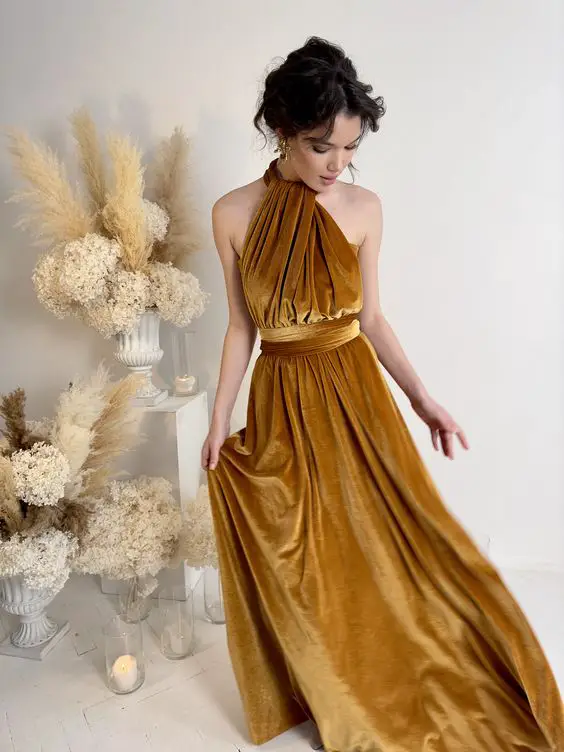 Fall Yellow Wedding Guest Dress Inspiration 22 Ideas