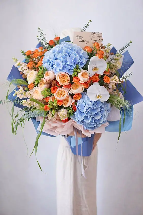 Autumn Wedding Flowers 21 Ideas: A Blue-Tinted Dream