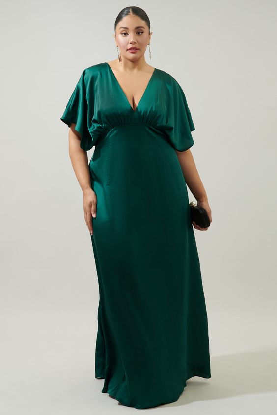 Stunning Fall Wedding Guest Dresses in Plus Size for Every Occasion 23 Ideas