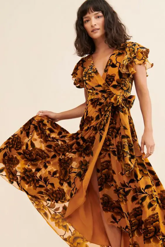 Fall Yellow Wedding Guest Dress Inspiration 22 Ideas