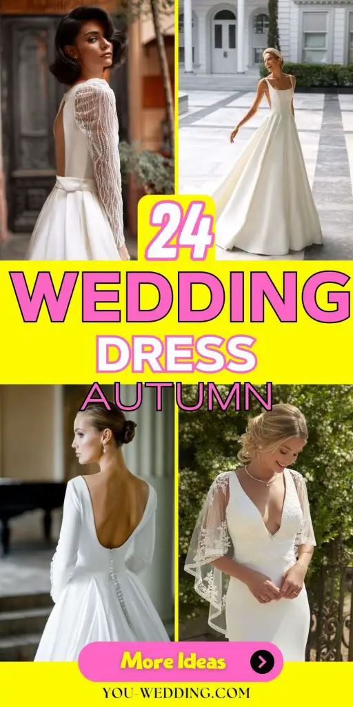 The Dreamy Guide to Autumn Wedding Dresses 24 Ideas