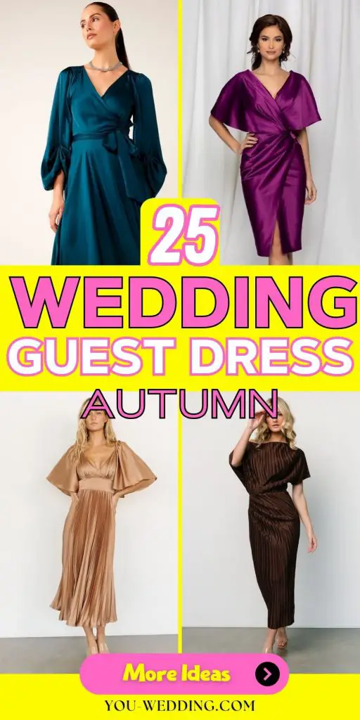 Autumn Wedding Guest Dress 25 Ideas: Stylish Outfit Ideas for the Perfect Fall Celebration