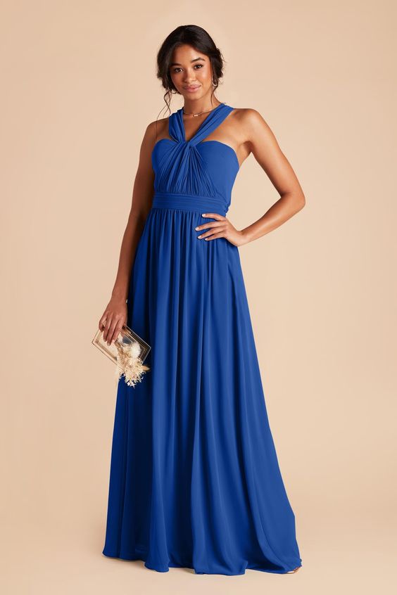 Autumn Wedding Guest Dress 22 Ideas: Blue Elegance