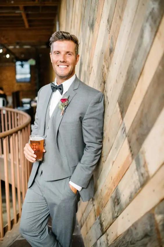 Fall Wedding Suits for Men 21 Ideas: The Perfect Grey Attire