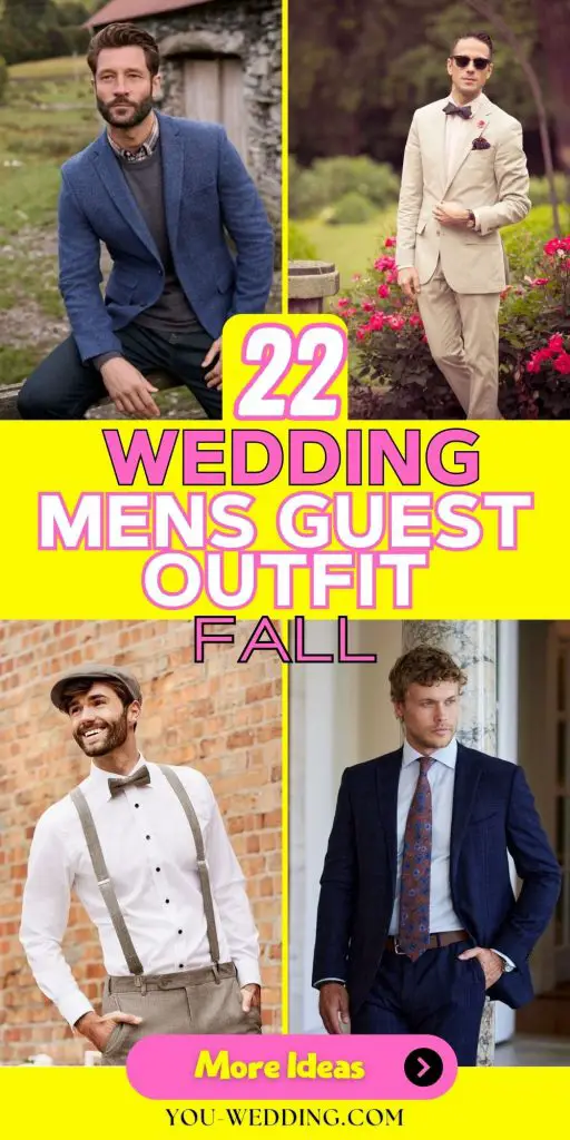 The Ultimate Guide to Men's Fall Wedding Guest Outfits 22 Ideas