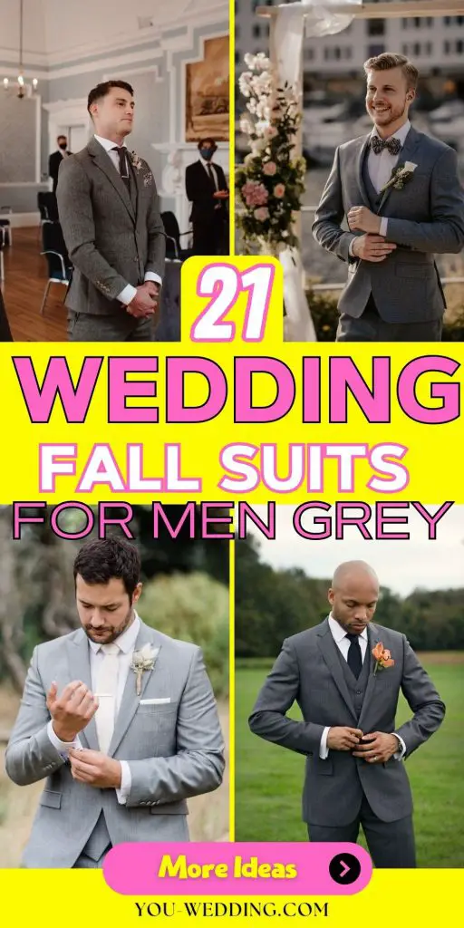 Fall Wedding Suits for Men 21 Ideas: The Perfect Grey Attire