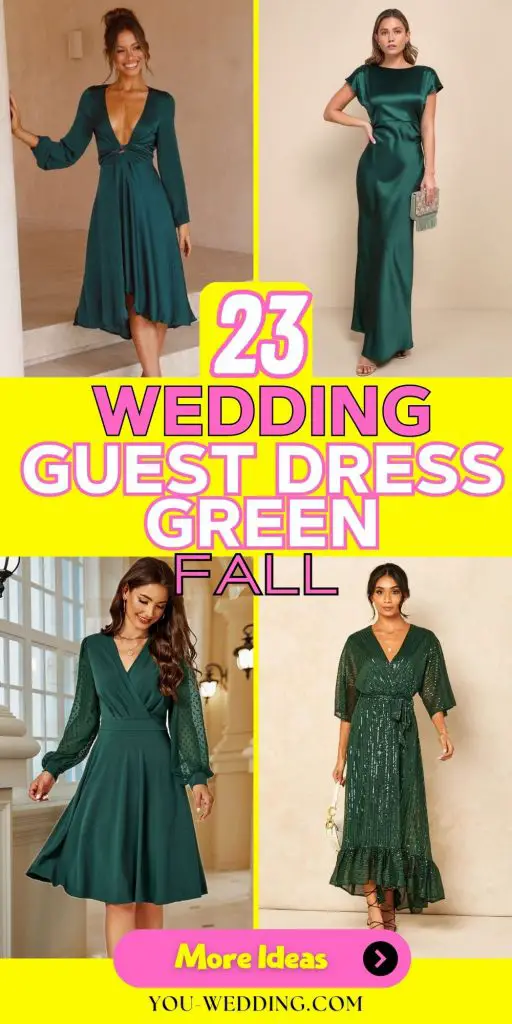 Fall Wedding Guest Dress Green 23 Ideas: Stunning Styles and Trends for the Season