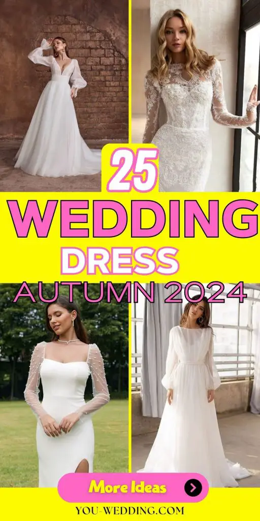 Autumn Wedding Dresses 2024 25 Ideas: A Detailed Style Guide for the Modern Bride