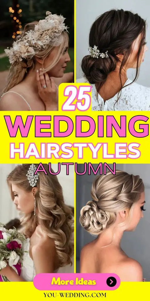 Wedding Autumn Hairstyles 25 Ideas: A Detailed Guide for the 2024 Bride and Her Bridesmaids