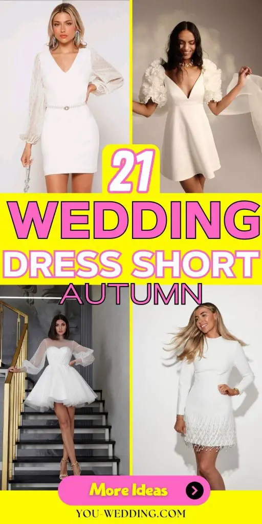 Stunning Autumn Wedding Dress Short 21 Ideas for Your Perfect Day