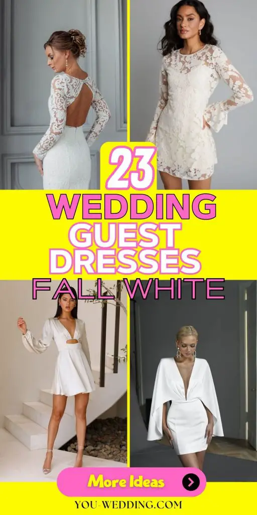 Fall White Wedding Guest Dresses 23 Ideas: Your Guide to Elegance and Style