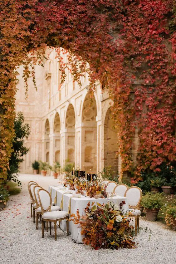 Wedding Autumn Decoration 25 Ideas: Transforming Your Big Day with Rustic Elegance