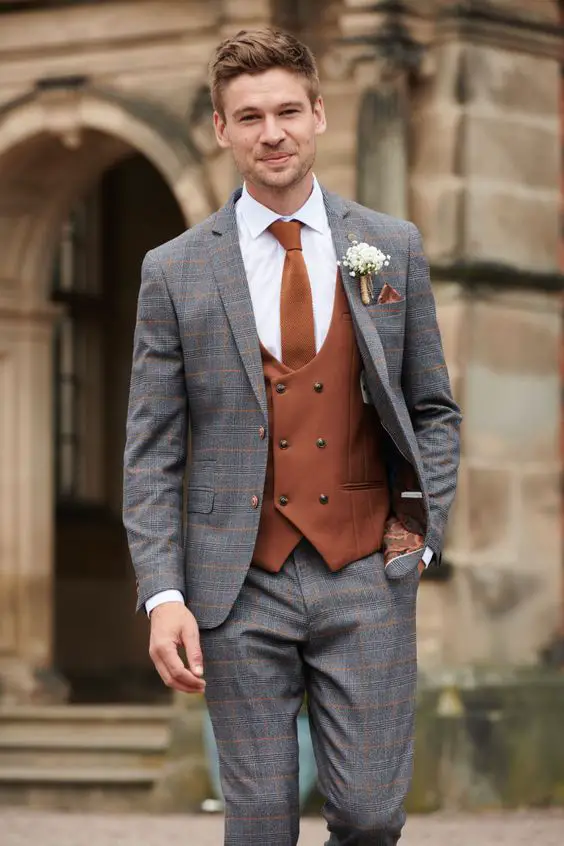 Fall Wedding Men's Suits 22 Ideas: A Stylish Guide for the Modern Groom