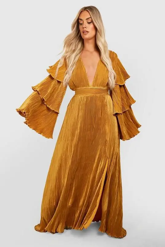 Fall Yellow Wedding Guest Dress Inspiration 22 Ideas