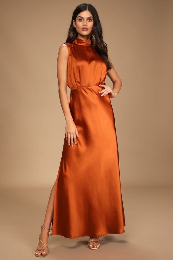 The Ultimate Guide to Choosing a Stunning Fall Wedding Guest Dress in Vibrant Orange Hues 23 Ideas