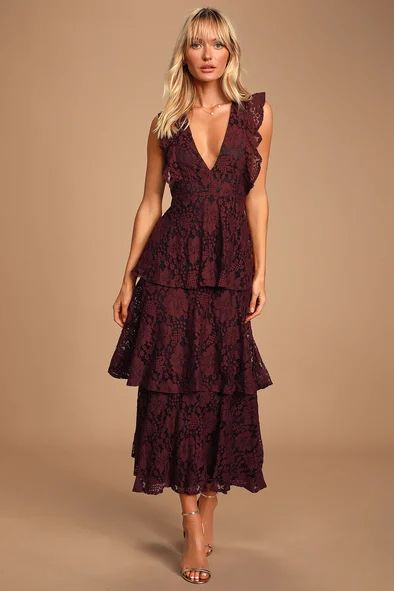 Fall Wedding Guest Dress in Burgundy 23 Ideas: A Timeless Statement