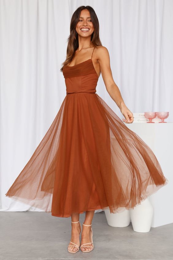 The Ultimate Guide to Choosing a Stunning Fall Wedding Guest Dress in Vibrant Orange Hues 23 Ideas