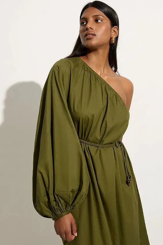 Elegant Autumn Wedding Guest Dresses in Olive Green 23 Ideas: The Perfect Choice for a Stylish Celebration