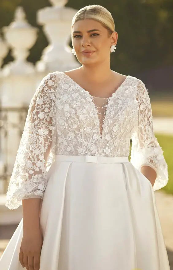 Autumn Wedding Dress Plus Size 25 Ideas: Stunning Styles for the Season