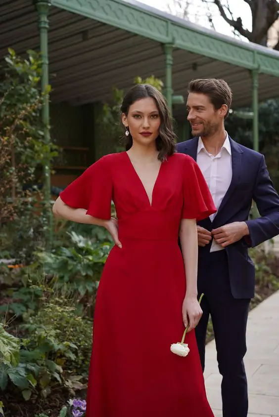 Stunning Autumn Wedding Guest Dresses in Red 25 Ideas: Your Ultimate Style Guide