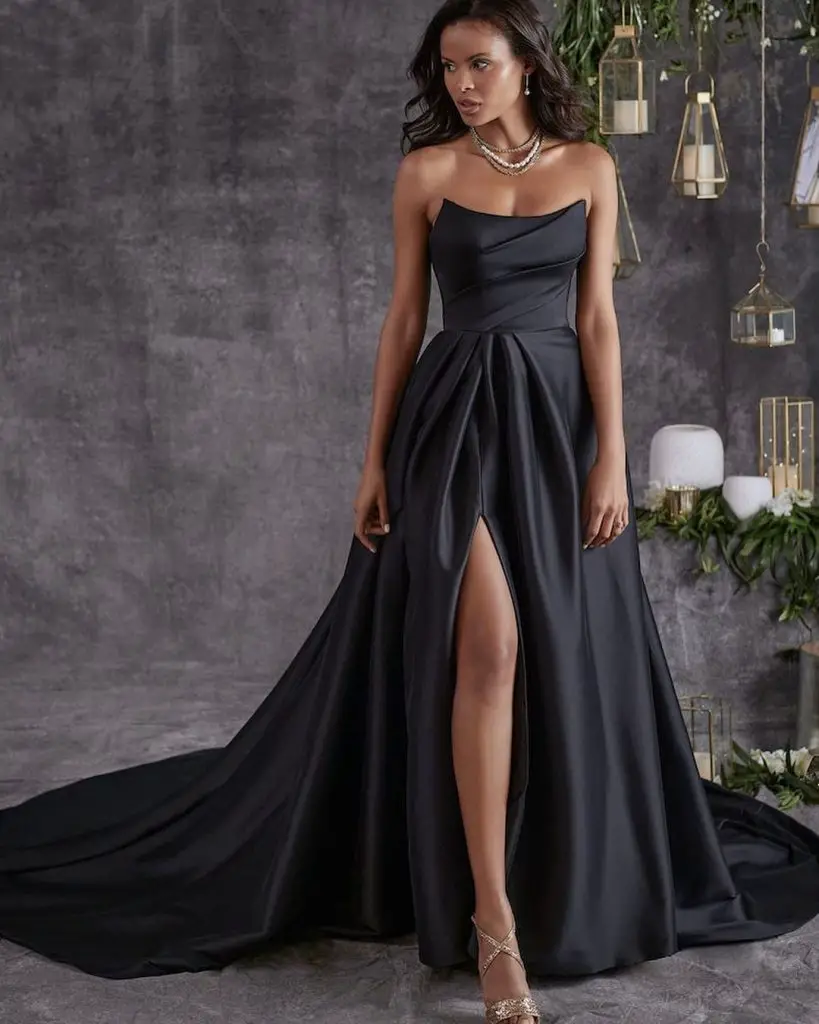 Elegant September Wedding Guest Dresses in Black for Every Occasion 26 Ideas