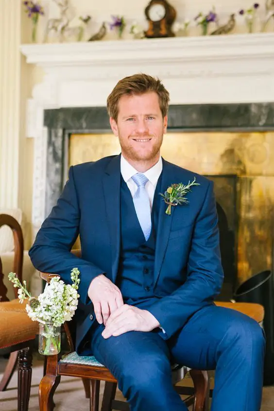 Mens Fall Wedding Suits Blue 24 Ideas: Timeless Elegance for the Modern Groom