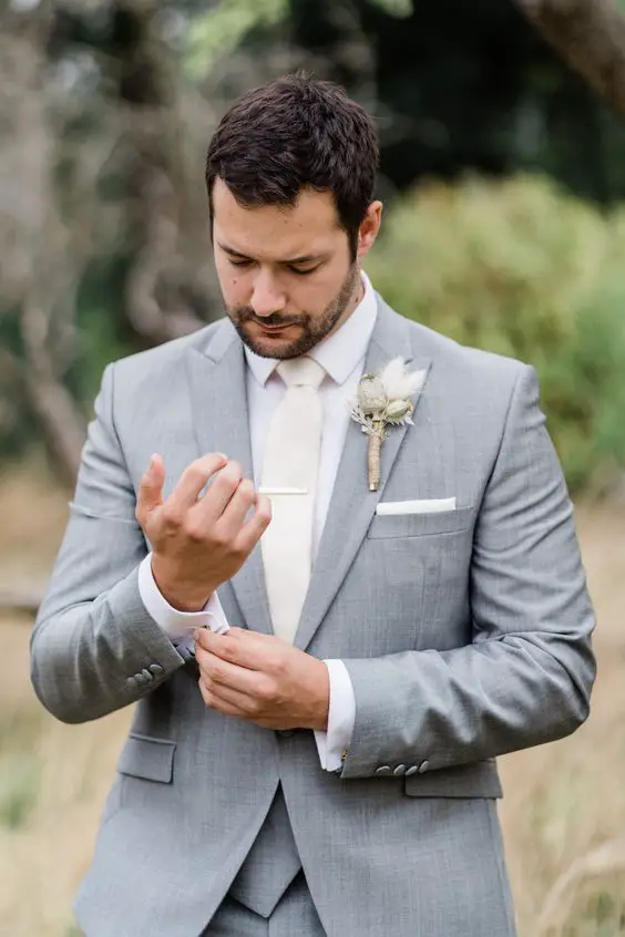 Fall Wedding Suits for Men 21 Ideas: The Perfect Grey Attire