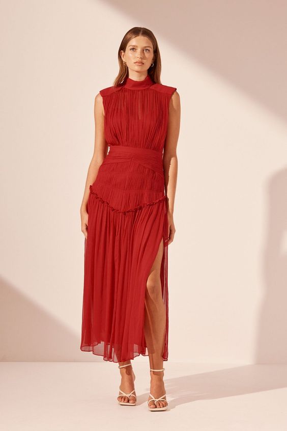 Stunning Autumn Wedding Guest Dresses in Red 25 Ideas: Your Ultimate Style Guide