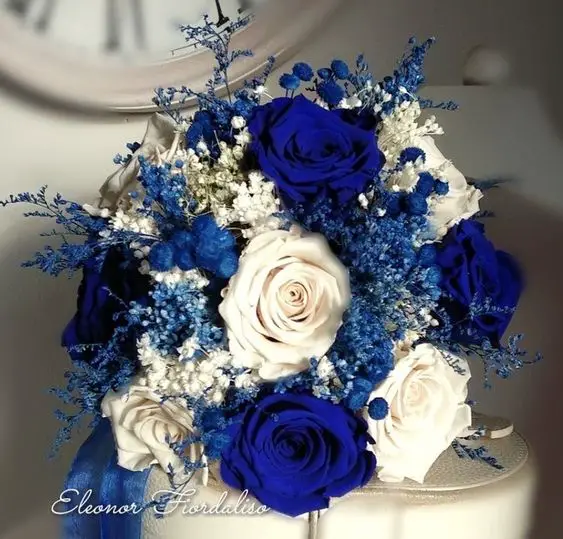 Autumn Wedding Flowers 21 Ideas: A Blue-Tinted Dream