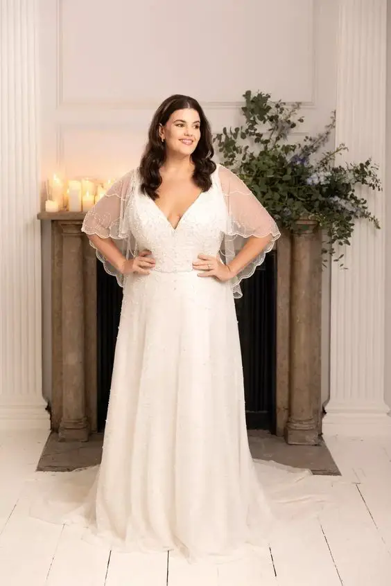 Autumn Wedding Dress Plus Size 25 Ideas: Stunning Styles for the Season