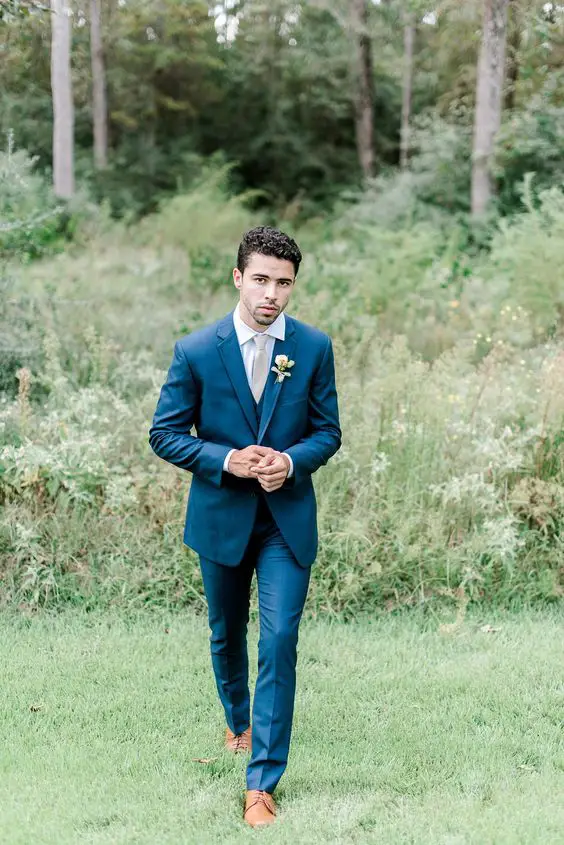 Mens Fall Wedding Suits Blue 24 Ideas: Timeless Elegance for the Modern Groom