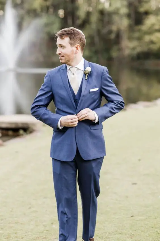 Mens Fall Wedding Suits Blue 24 Ideas: Timeless Elegance for the Modern Groom