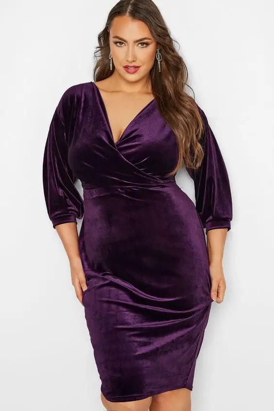 Embracing Elegance: Autumn Wedding Guest Dresses in Purple 22 Ideas