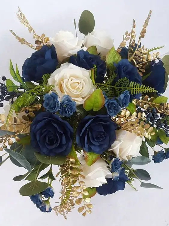 Autumn Wedding Flowers 21 Ideas: A Blue-Tinted Dream