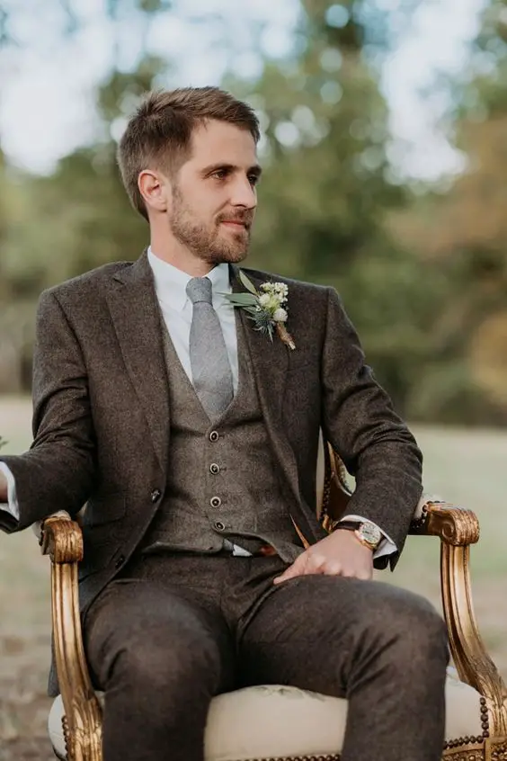 Fall Wedding Men's Suits 22 Ideas: A Stylish Guide for the Modern Groom