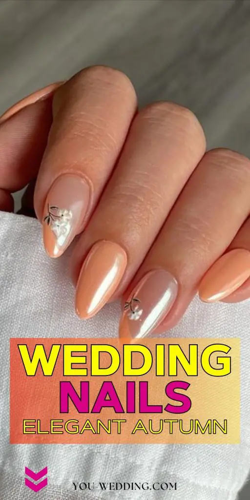 Elegant Autumn Wedding Nails 22 Ideas: Perfect Nail Designs for Your Special Day