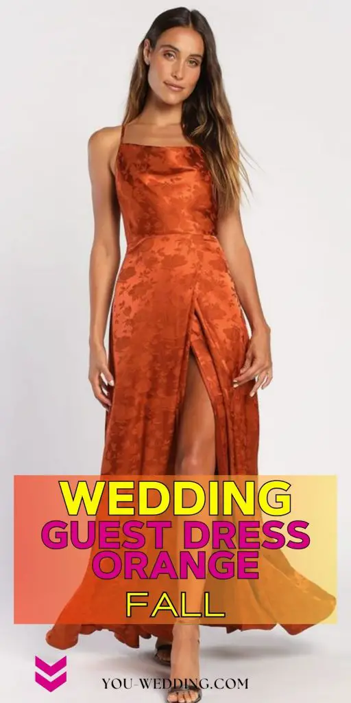 The Ultimate Guide to Choosing a Stunning Fall Wedding Guest Dress in Vibrant Orange Hues 23 Ideas