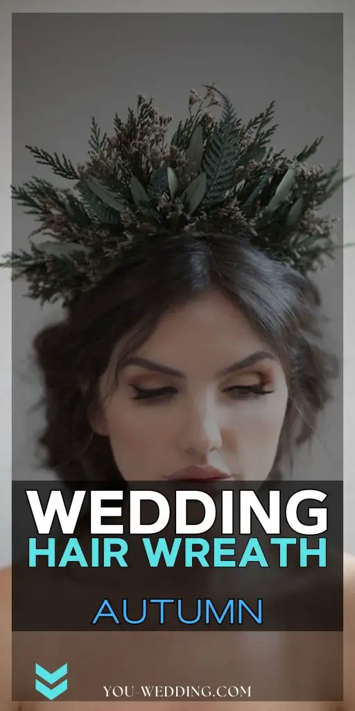 Autumn Wedding Hair Wreath 24 Ideas: The Perfect Accessory for a Fall Bride