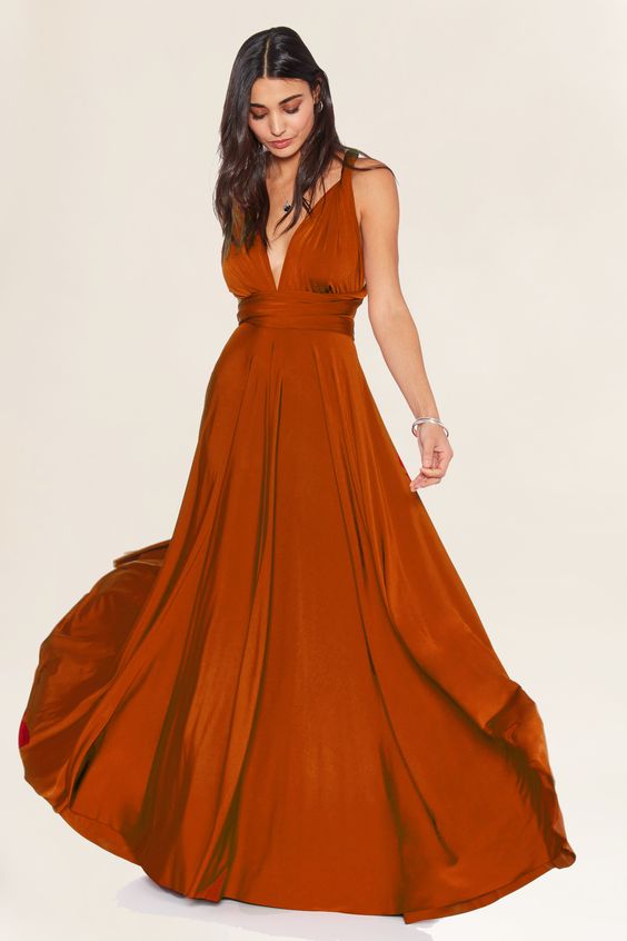 The Ultimate Guide to Choosing a Stunning Fall Wedding Guest Dress in Vibrant Orange Hues 23 Ideas