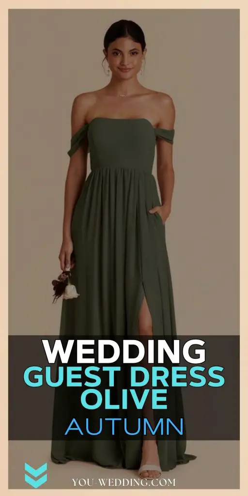 Elegant Autumn Wedding Guest Dresses in Olive Green 23 Ideas: The Perfect Choice for a Stylish Celebration