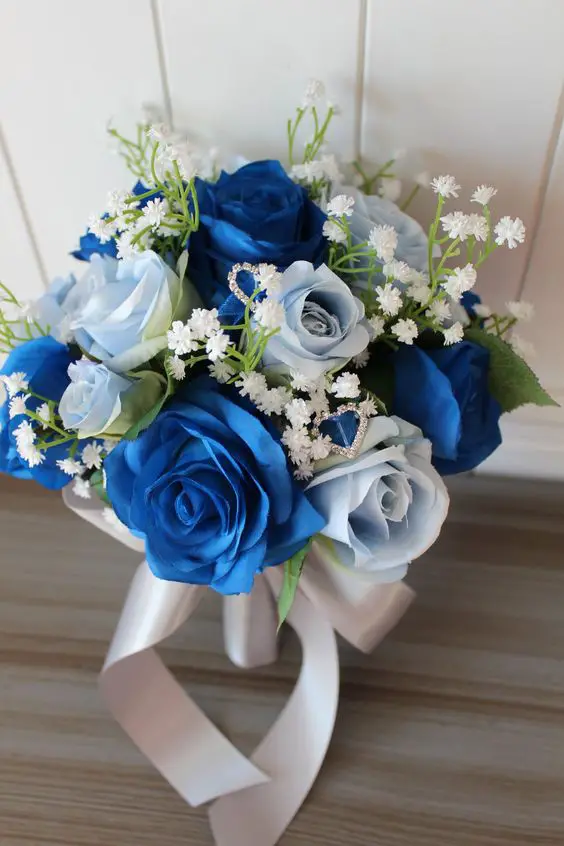 Autumn Wedding Flowers 21 Ideas: A Blue-Tinted Dream