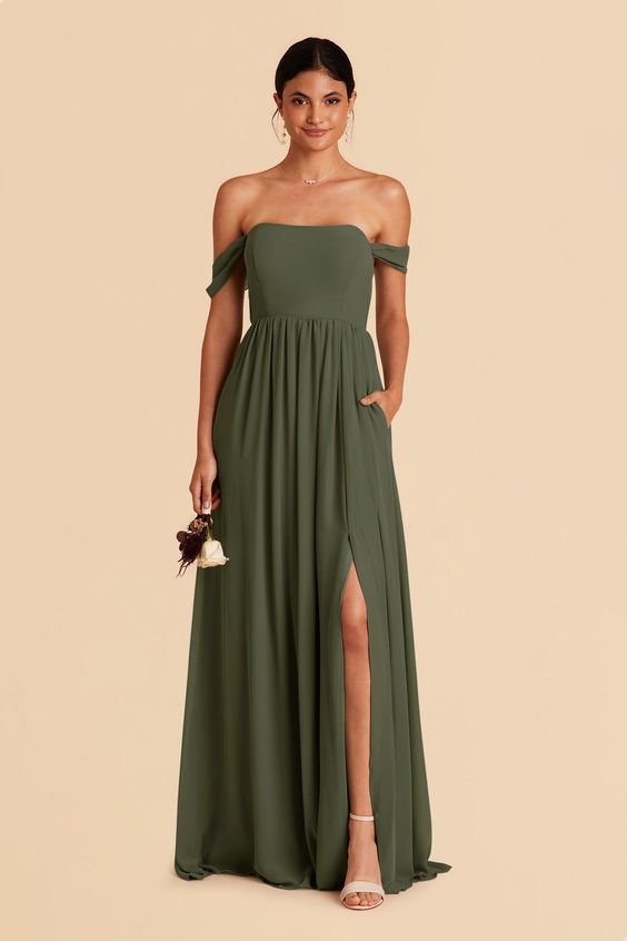 Elegant Autumn Wedding Guest Dresses in Olive Green 23 Ideas: The Perfect Choice for a Stylish Celebration