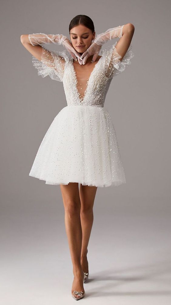 Stunning Autumn Wedding Dress Short 21 Ideas for Your Perfect Day