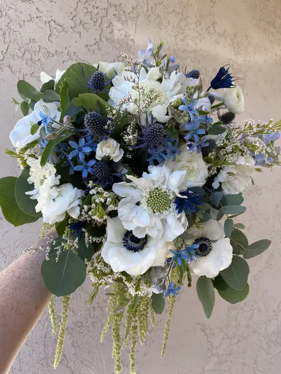 Autumn Wedding Flowers 21 Ideas: A Blue-Tinted Dream